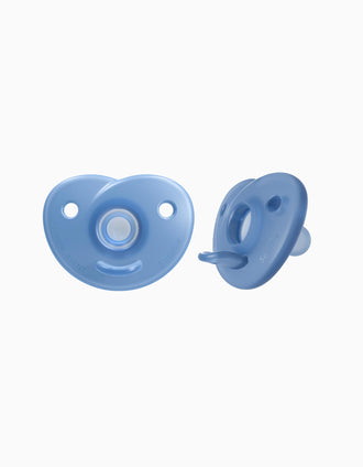 2 Chupetas Soothie Silicone Philips Avent Blue 0-6M