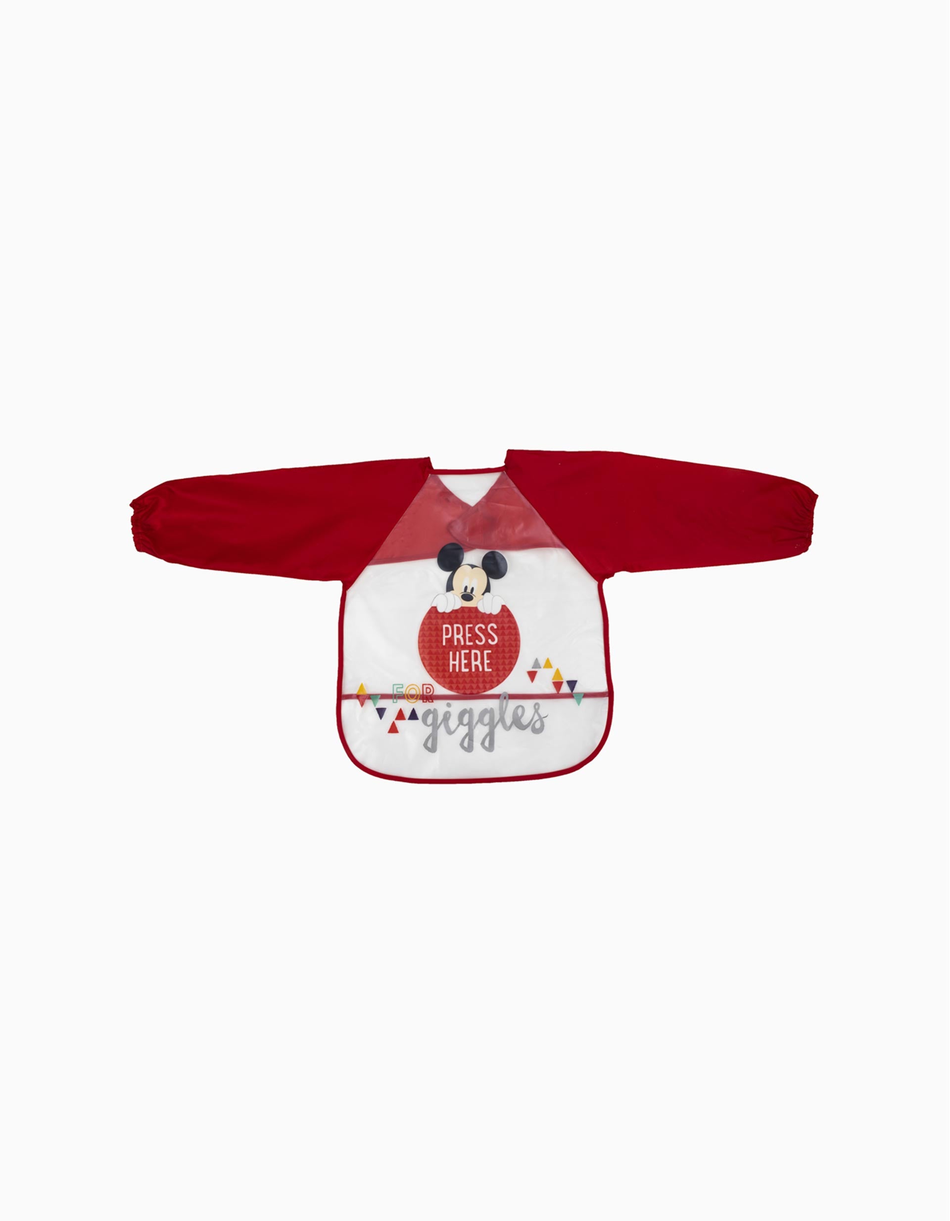 Waterproof Bib with Sleeves Mickey Disney