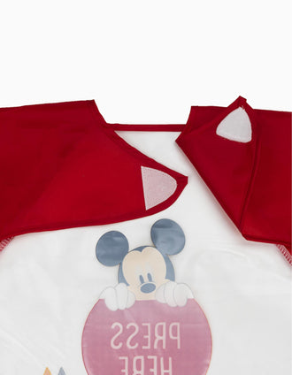Babero Impermeable con Mangas Mickey Disney
