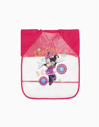 Babero Impermeable con Mangas Minnie Disney