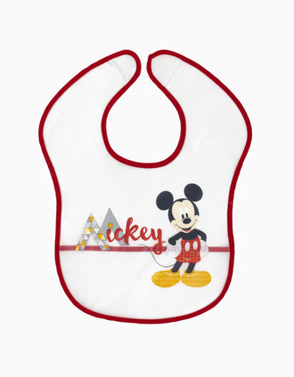 2 Baberos Impermeables Mickey Disney