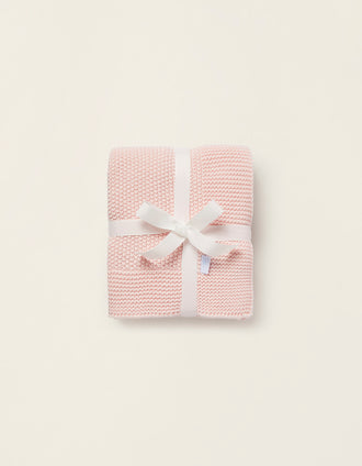 Manta Punto Tricot Plain 75x90 cm Zy Baby Pink