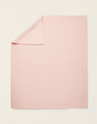 Manta Punto Tricot Plain 75x90 cm Zy Baby Pink