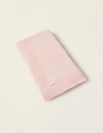Manta Punto Tricot Plain 75x90 cm Zy Baby Pink