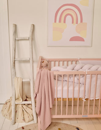 Manta Punto Tricot Plain 75x90 cm Zy Baby Pink