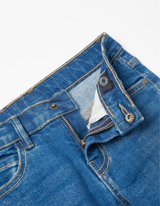 Jean en Coton Garçon 'Slim Fit', Bleu