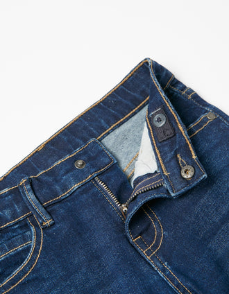 Jean en Coton Garçon 'Slim Fit', Bleu Foncé