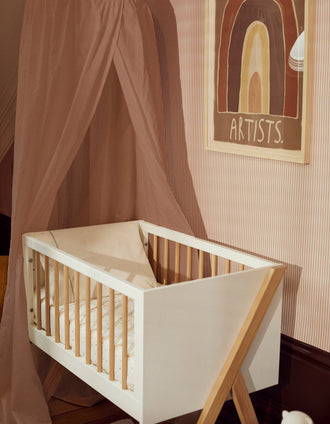Cuna Nature/White 3 en 1 Zy Baby
