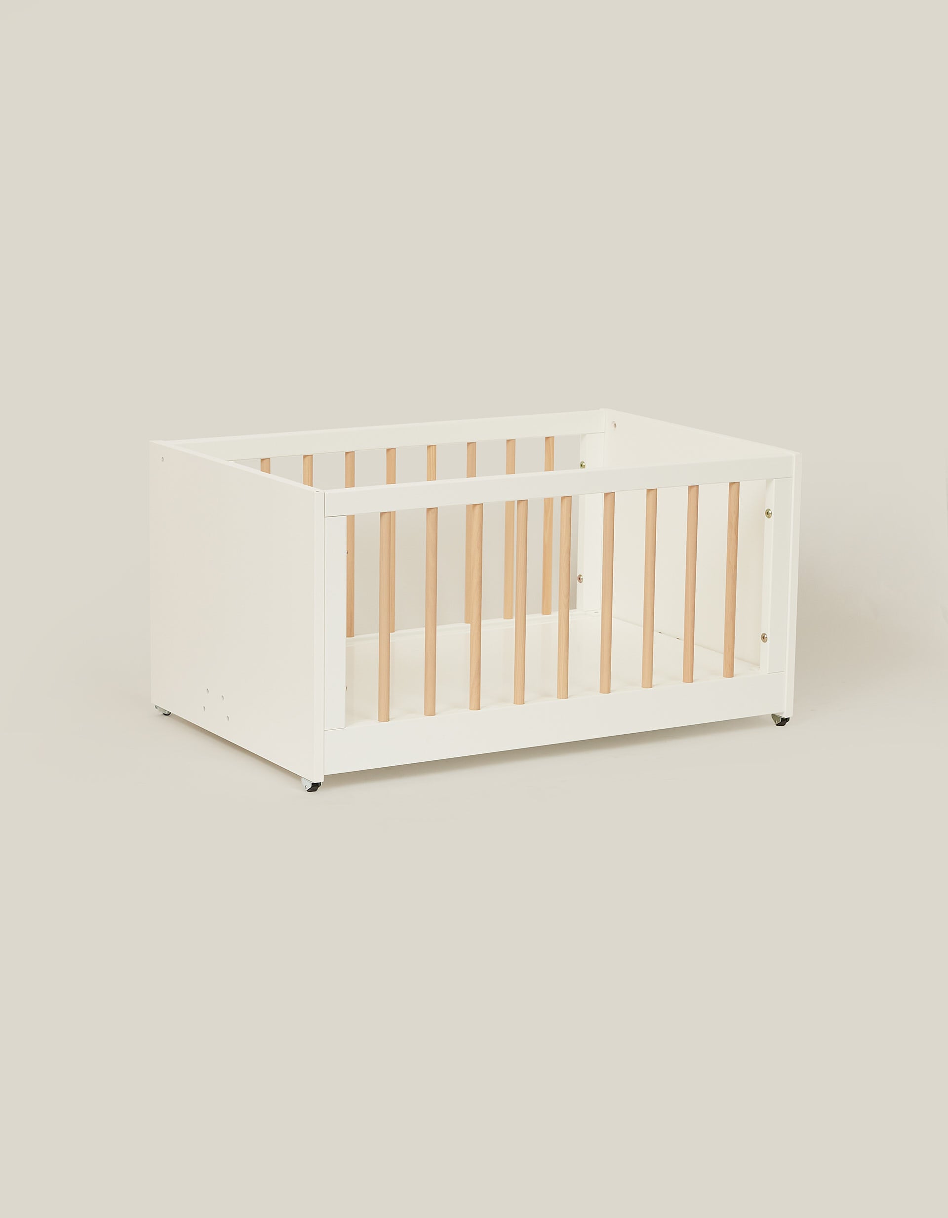 3 in 1 Nature/White Cot Zy Baby