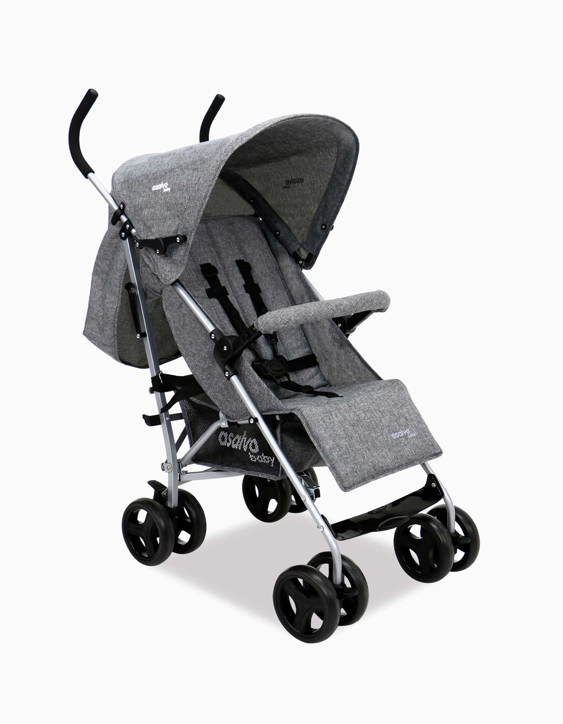 Pushchair Mombi Asalvo Grey