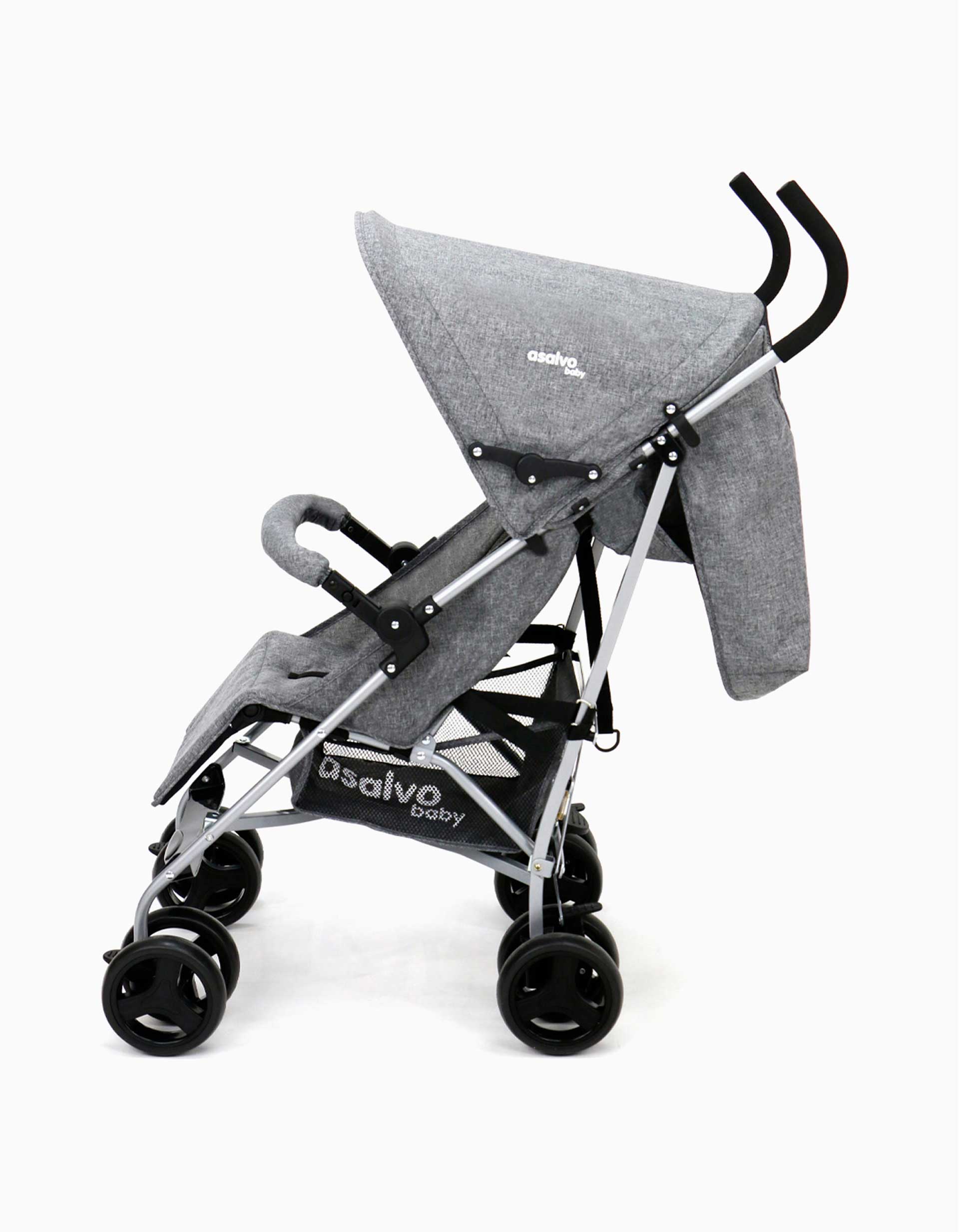 Pushchair Mombi Asalvo Grey