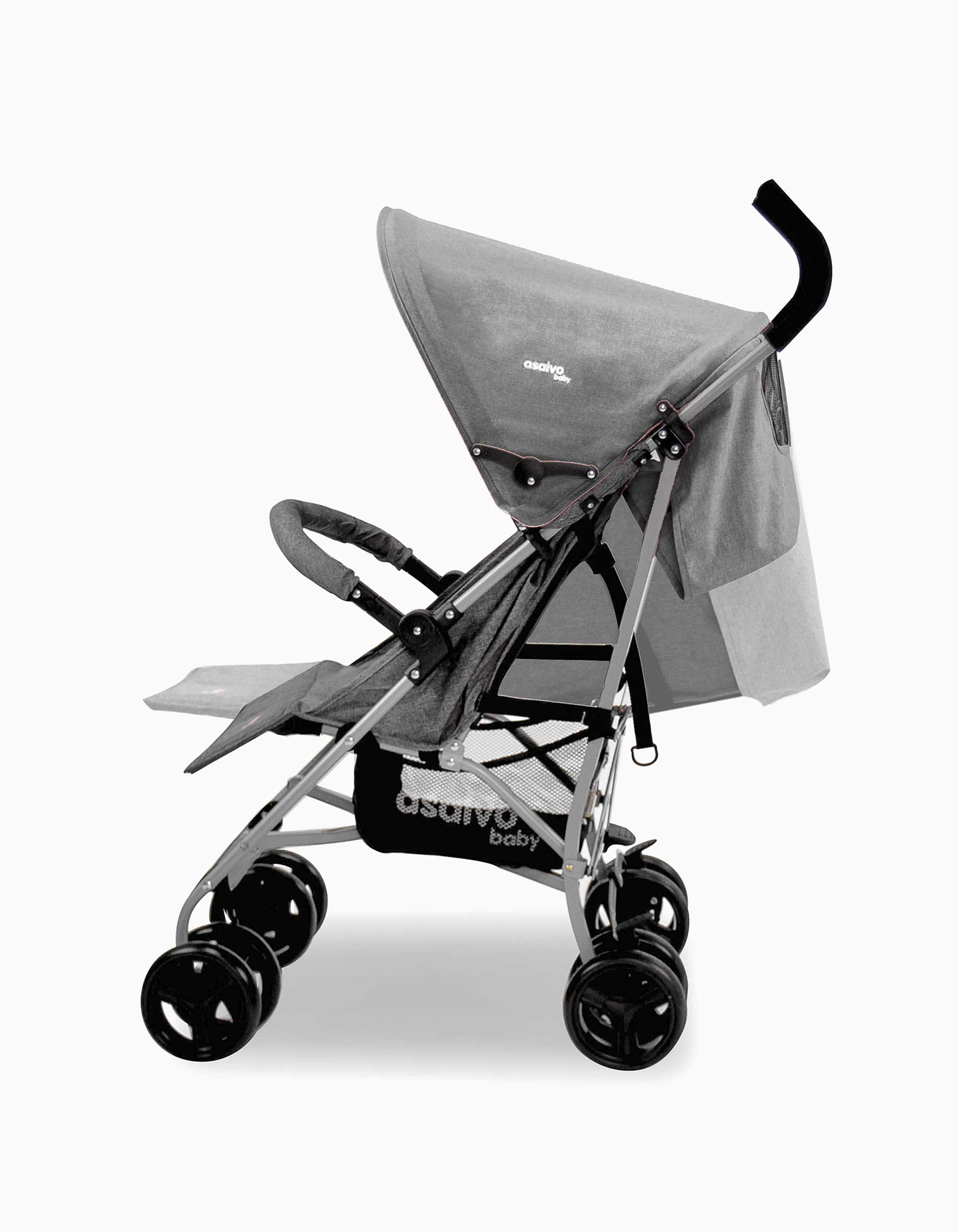 Pushchair Mombi Asalvo Grey