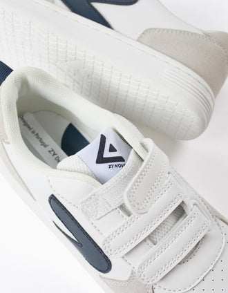 Zapatillas Infantiles 'ZY Move', Blanco/Azul Oscuro