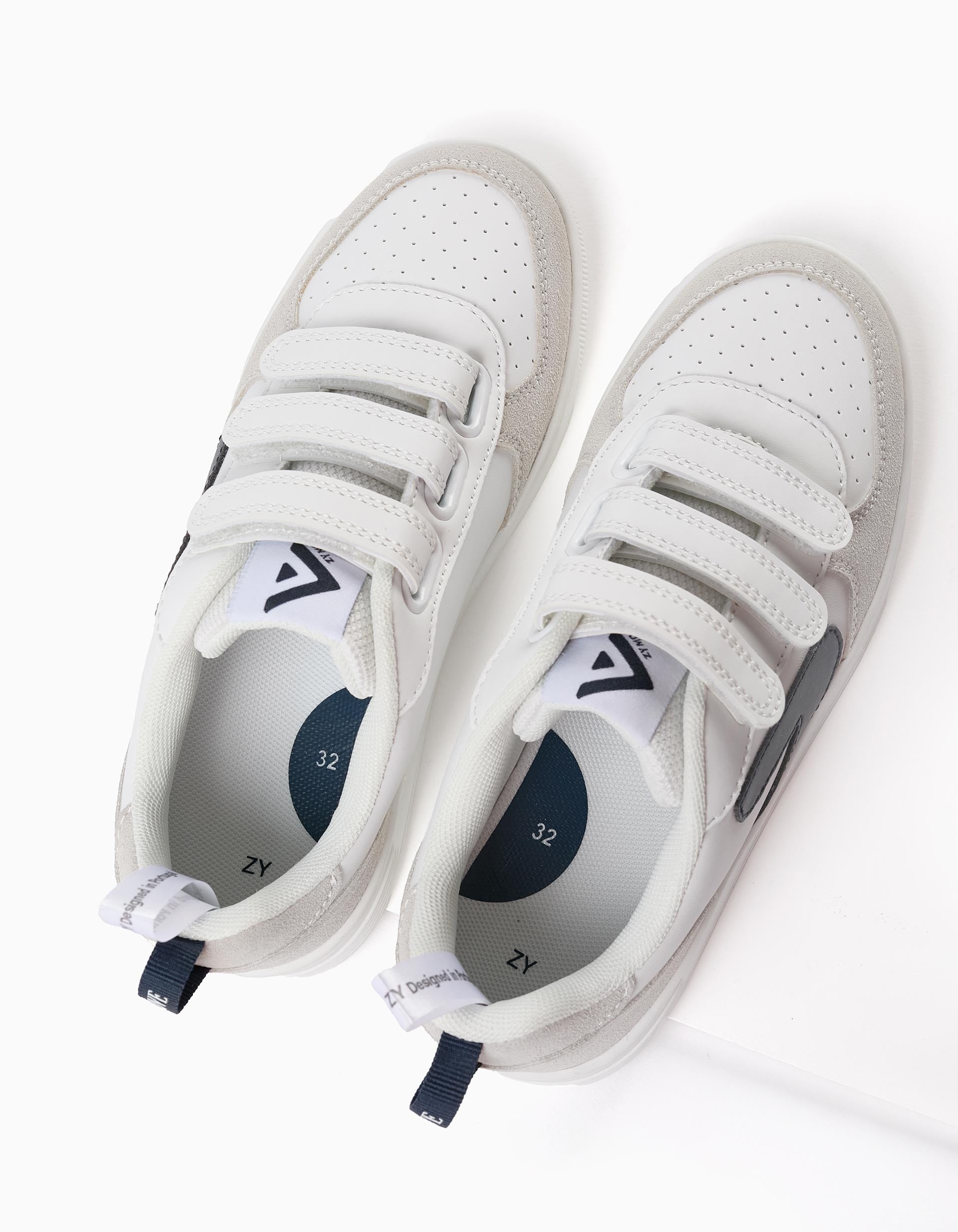 Trainers for Children 'ZY Move', White/Dark Blue