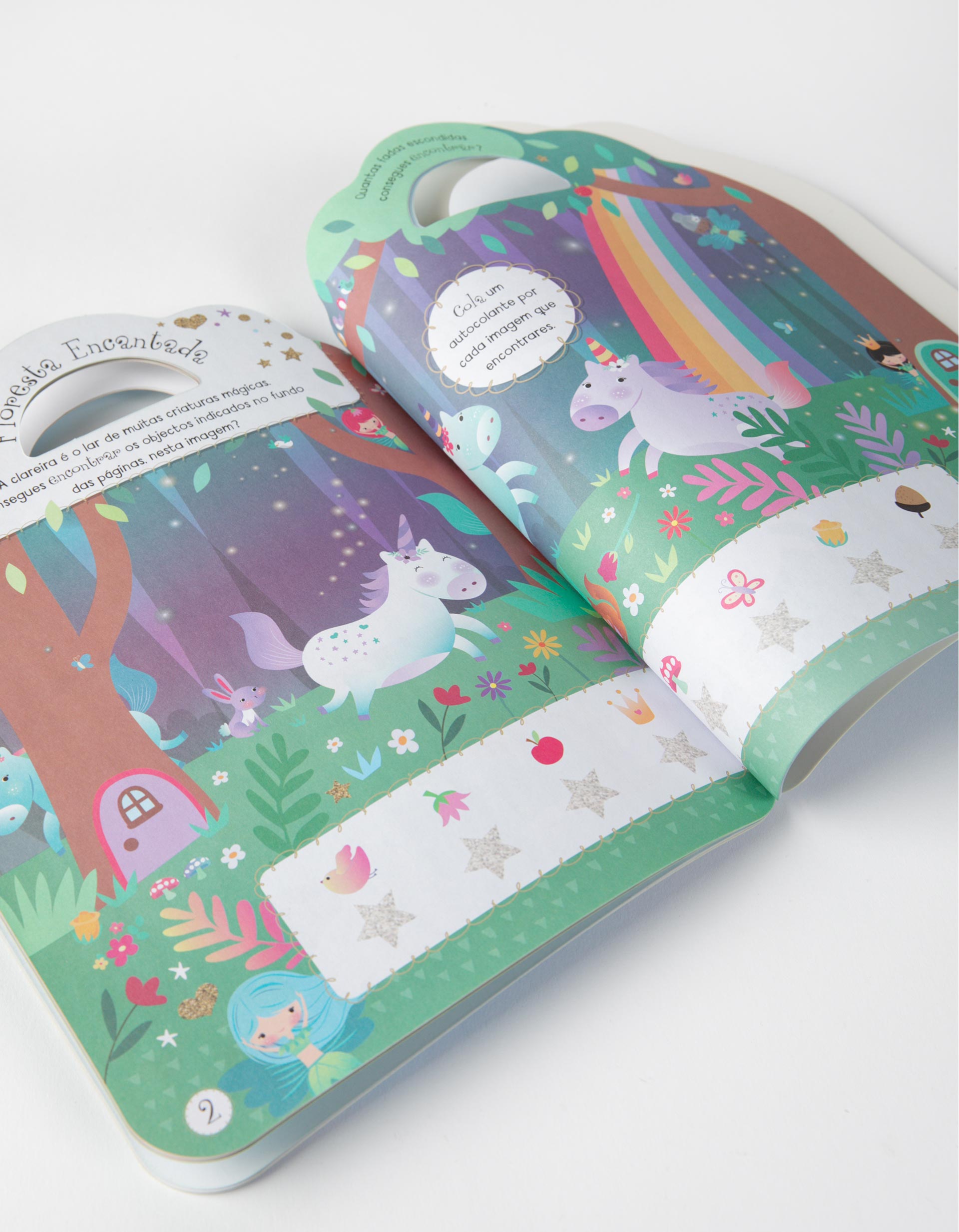 Livro Com Autocolantes - Unicórnios Edicare 5A+