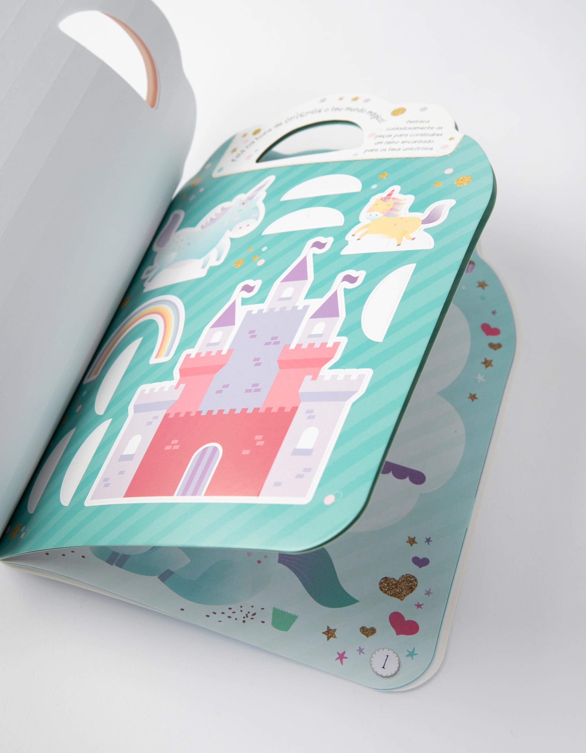 Livro Com Autocolantes - Unicórnios Edicare 5A+