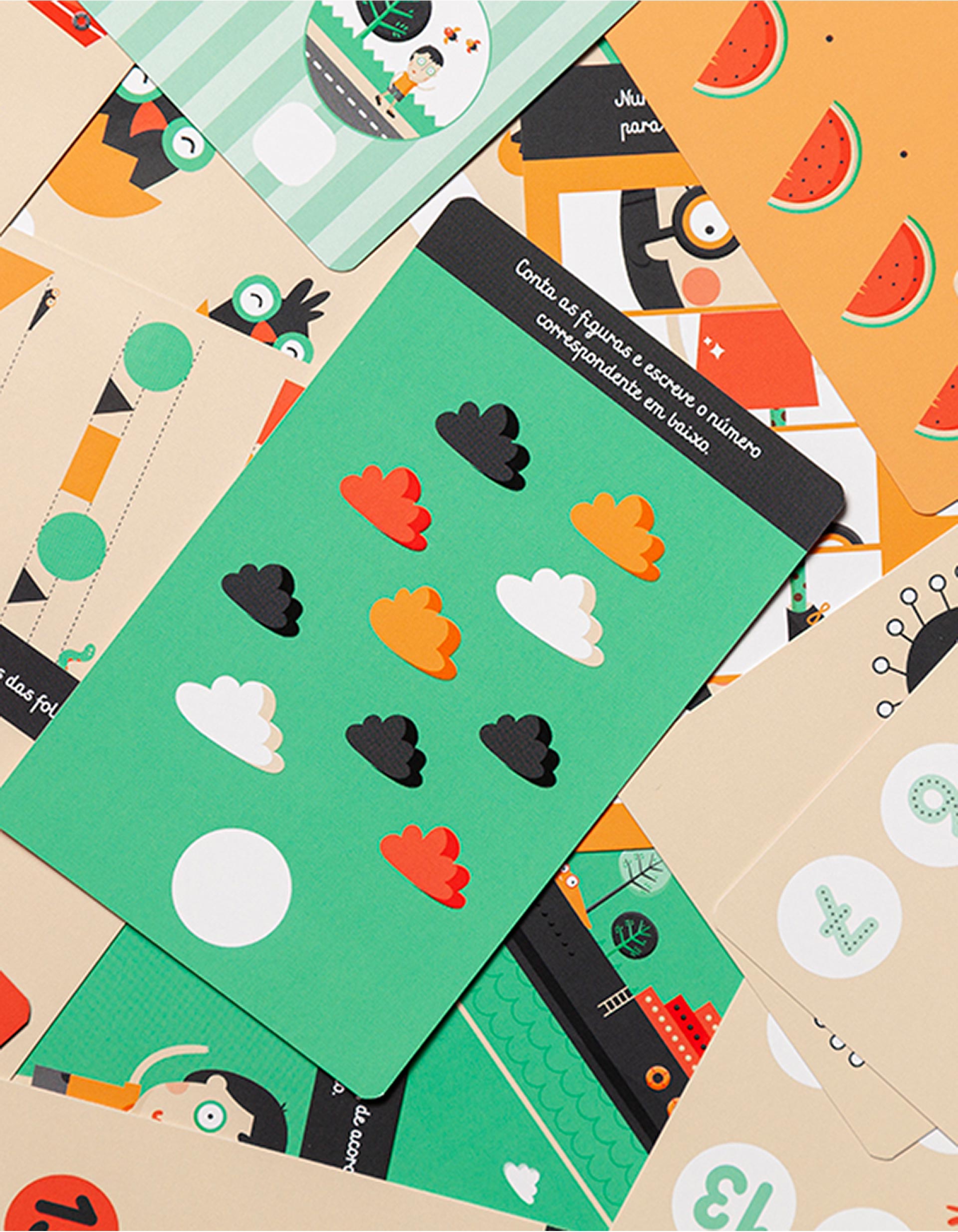 Rabiscos De Matemática - 30 Cartões Edicare 6A+