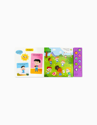 Livro Sonoro - Descobre As Emoções Edicare 2A+