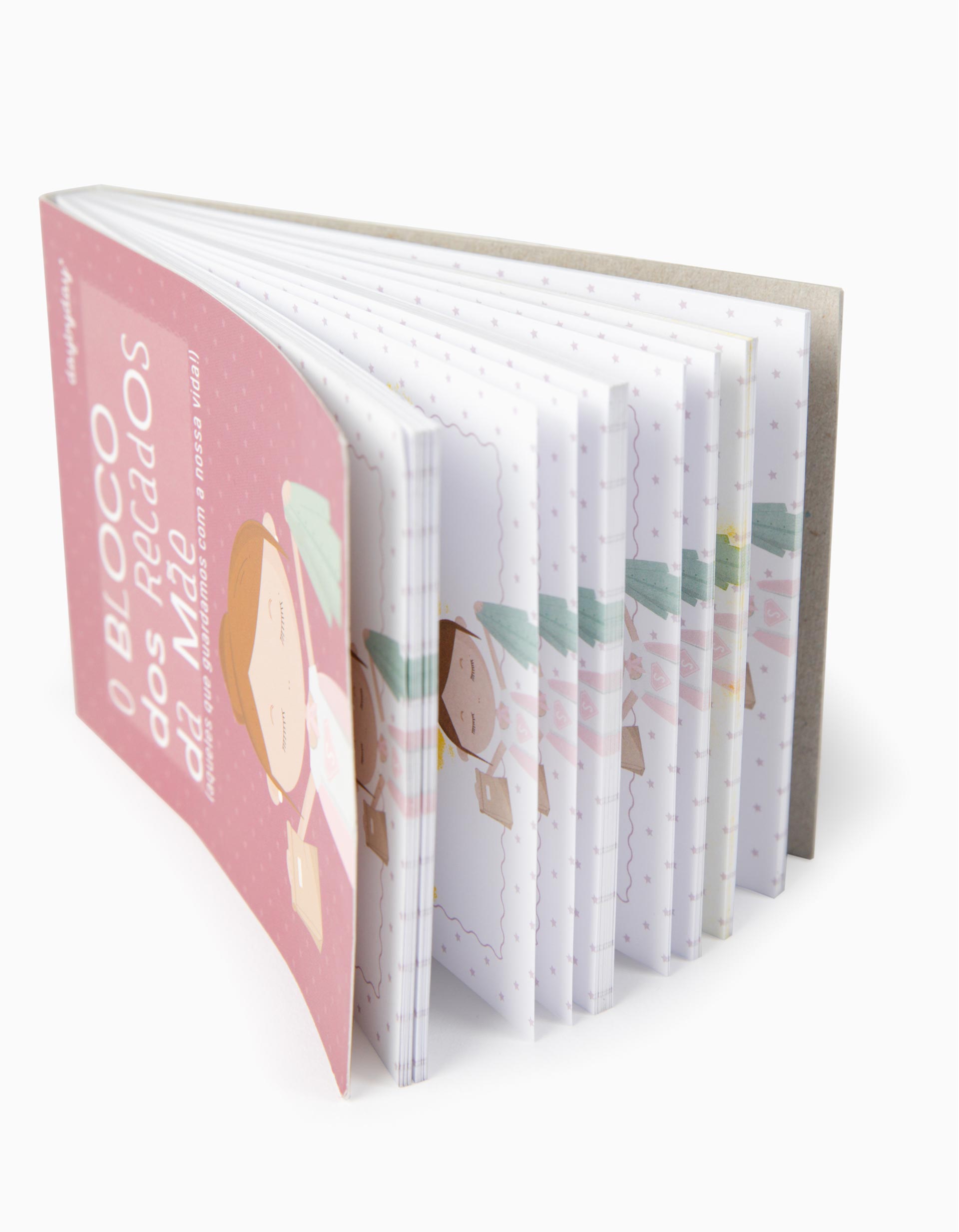 Bloco De Anotações Dos Recados Da Mãe Edicare 5A+