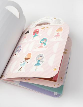 Livro Com Autocolantes - Bailarinas Edicare 5A+