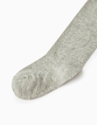 Leotardos de Algodón para Bebé, Gris