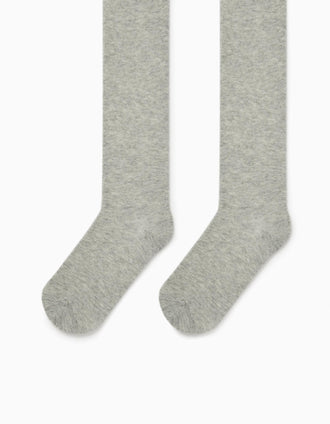 Collants de Malha em Algodão para Criança, Cinza