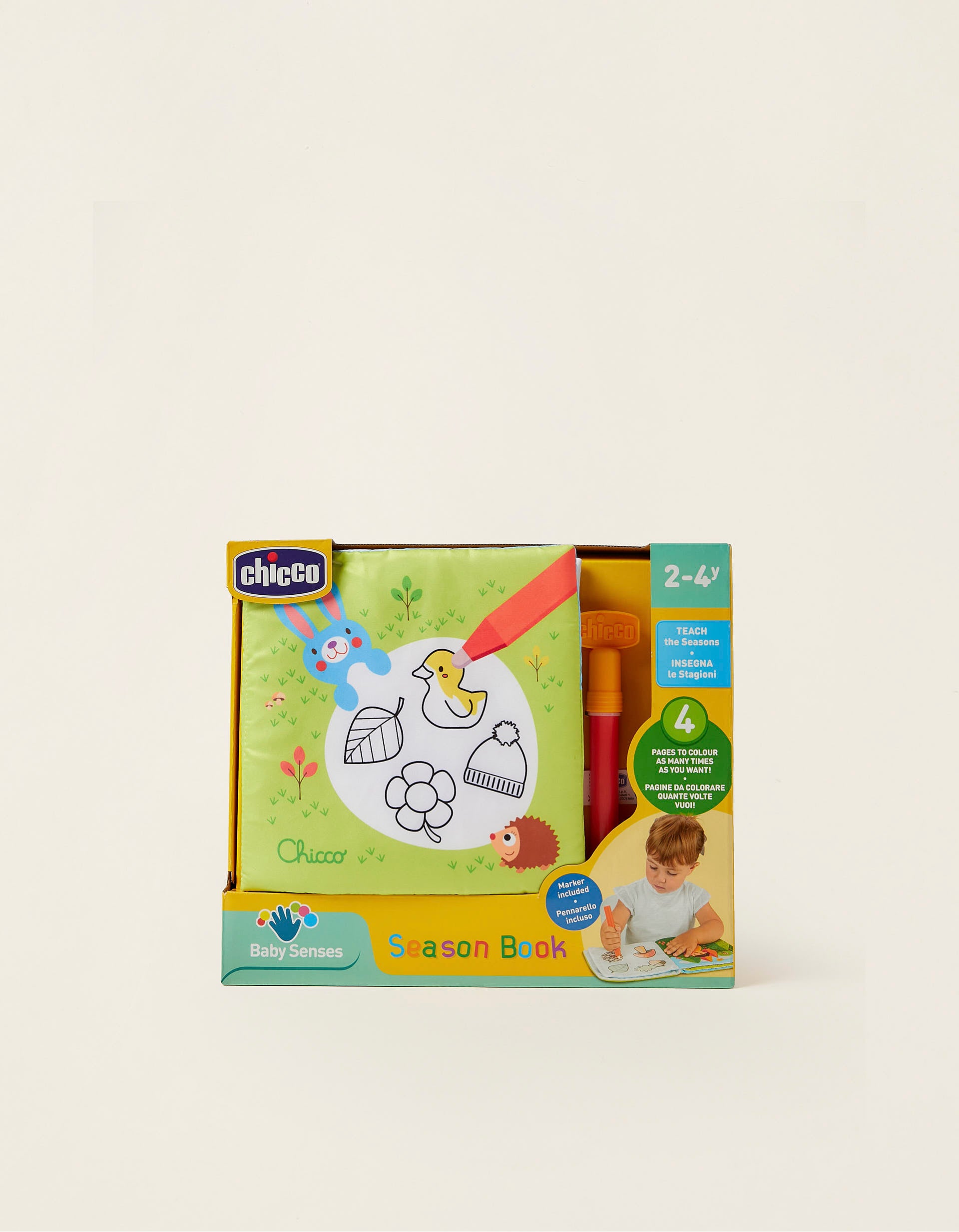 Colouring Book 'Seasons' Chicco 2Y+