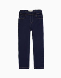 Jegging en Coton Fille, Bleu Foncé