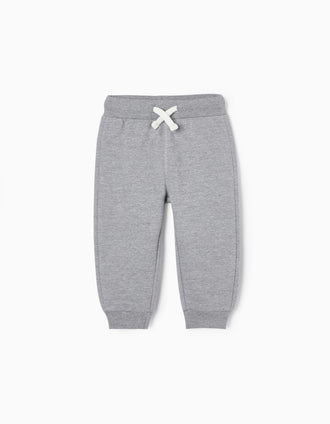 Pantalón de Chándal de Algodón para Bebé Niño, Gris