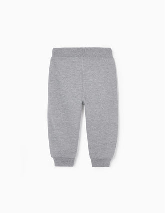 Pantalón de Chándal de Algodón para Bebé Niño, Gris