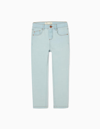 Pantalón Vaquero Skinny para Niña, Azul Claro