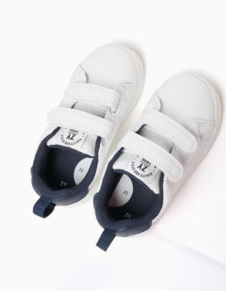 Zapatillas para Bebé 'ZY 1996', Blanco/Azul Oscuro