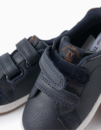 Zapatillas para Bebé Niño 'ZY 1996', Azul Oscuro/Camel