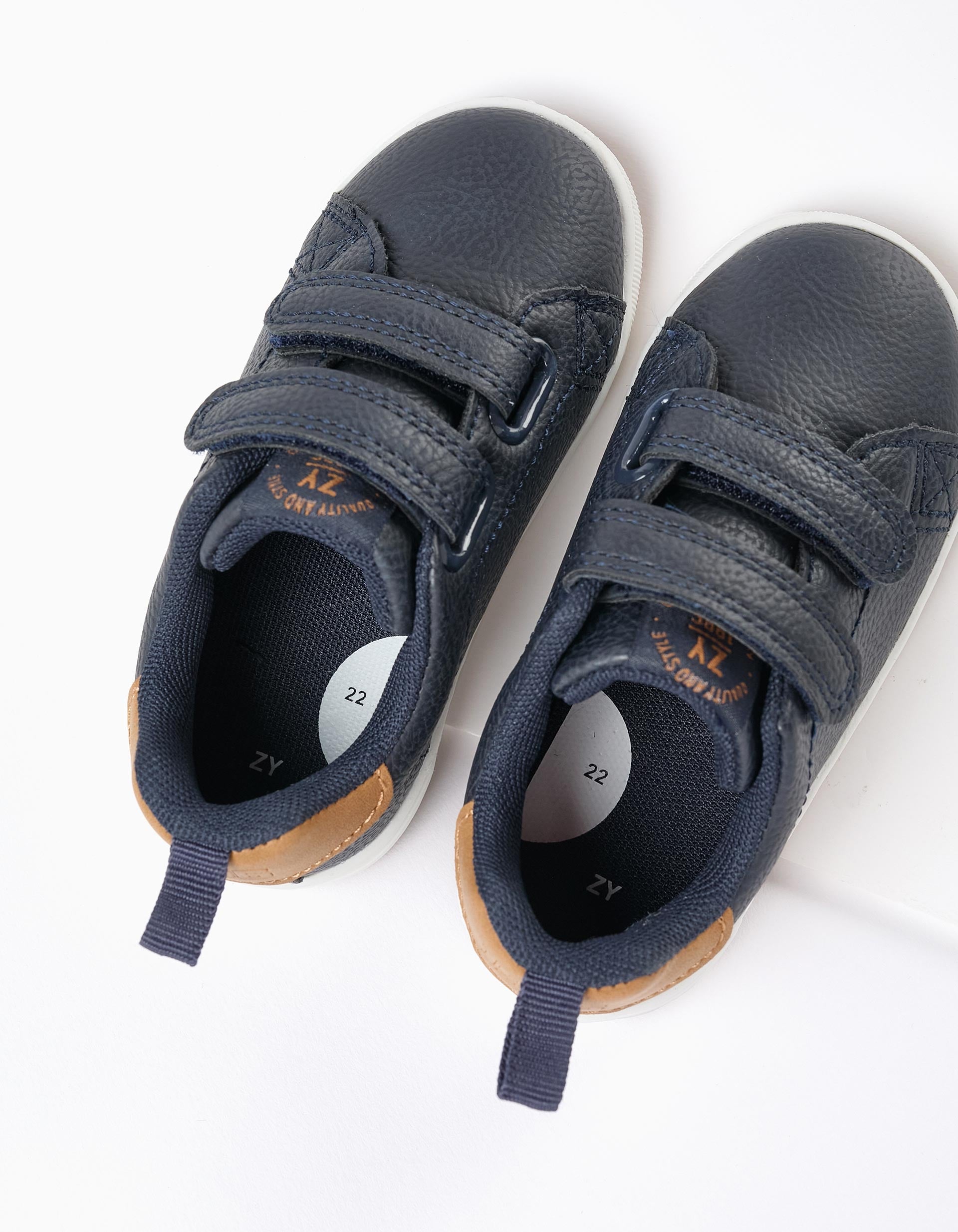 Trainers for Baby Boys 'ZY 1996', Dark Blue/Camel