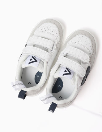 Zapatillas para Bebé 'ZY Move', Blanco/Azul Oscuro