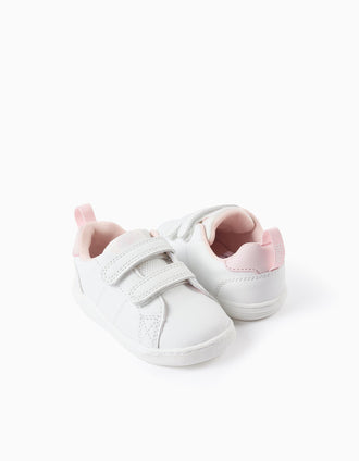 Zapatillas para Bebé Niña 'ZY 1996', Blanco/Rosa