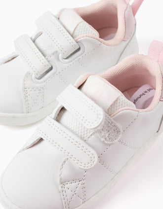 Zapatillas para Bebé Niña 'ZY 1996', Blanco/Rosa