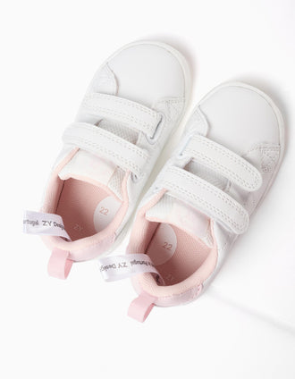 Zapatillas para Bebé Niña 'ZY 1996', Blanco/Rosa