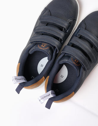 Zapatillas para Niño 'ZY 1996', Azul Oscuro/Camel