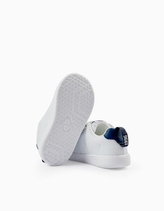 Zapatillas para Bebé Niño 'My First Sneaker - 1996', Blancas/Azul Oscuro