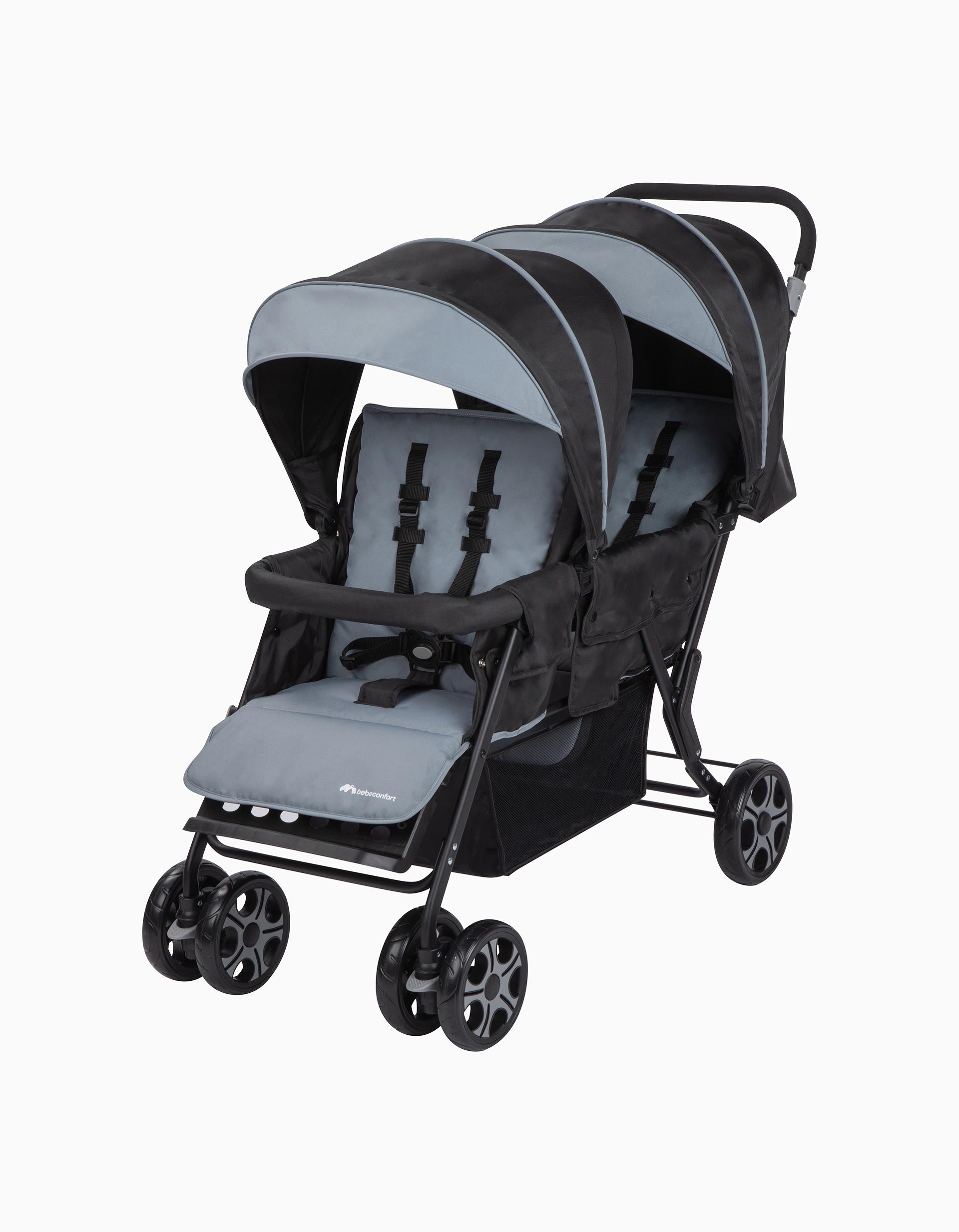 Twin Stroller Teamy Bebe Confort Shadow Block