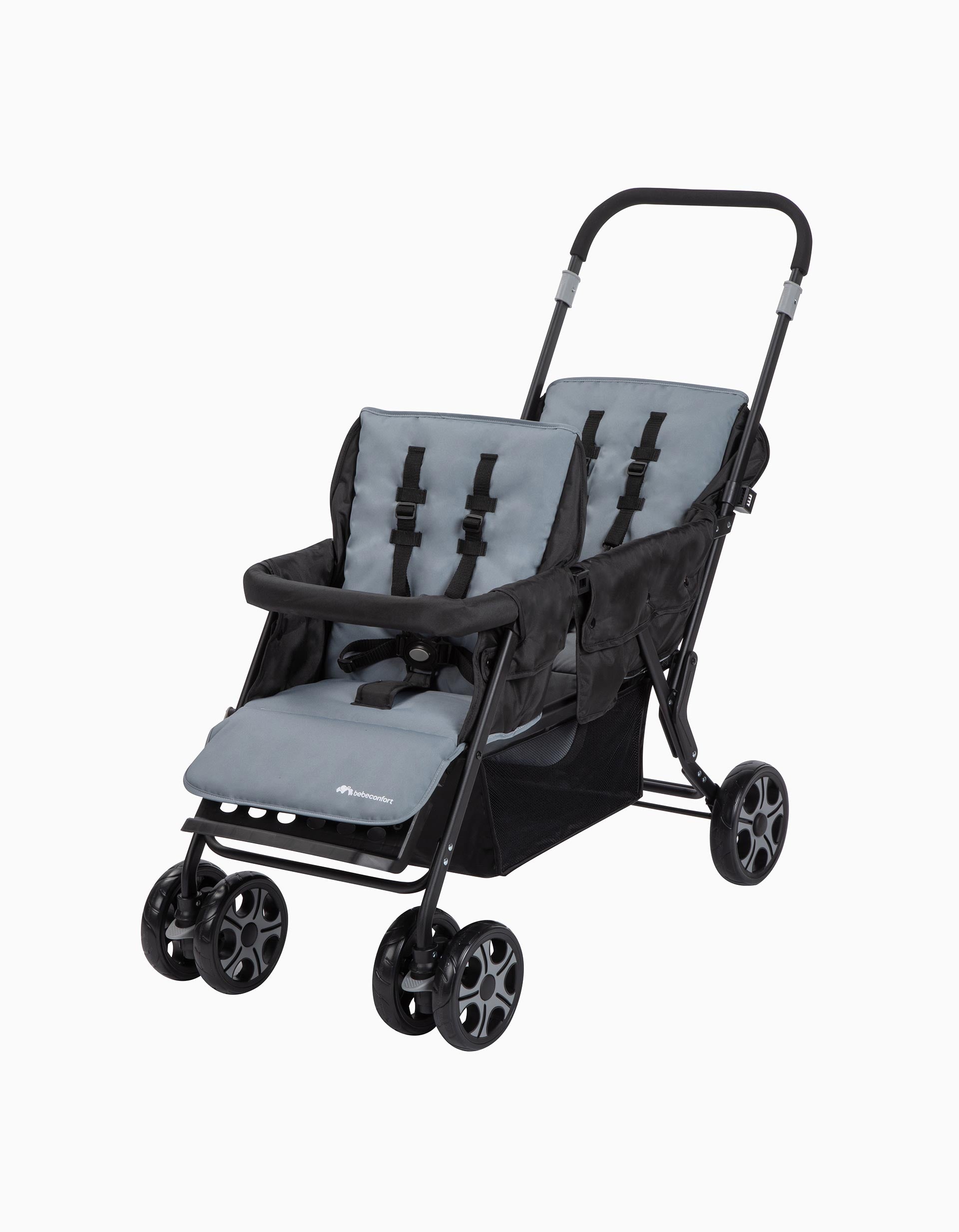 Twin Stroller Teamy Bebe Confort Shadow Block