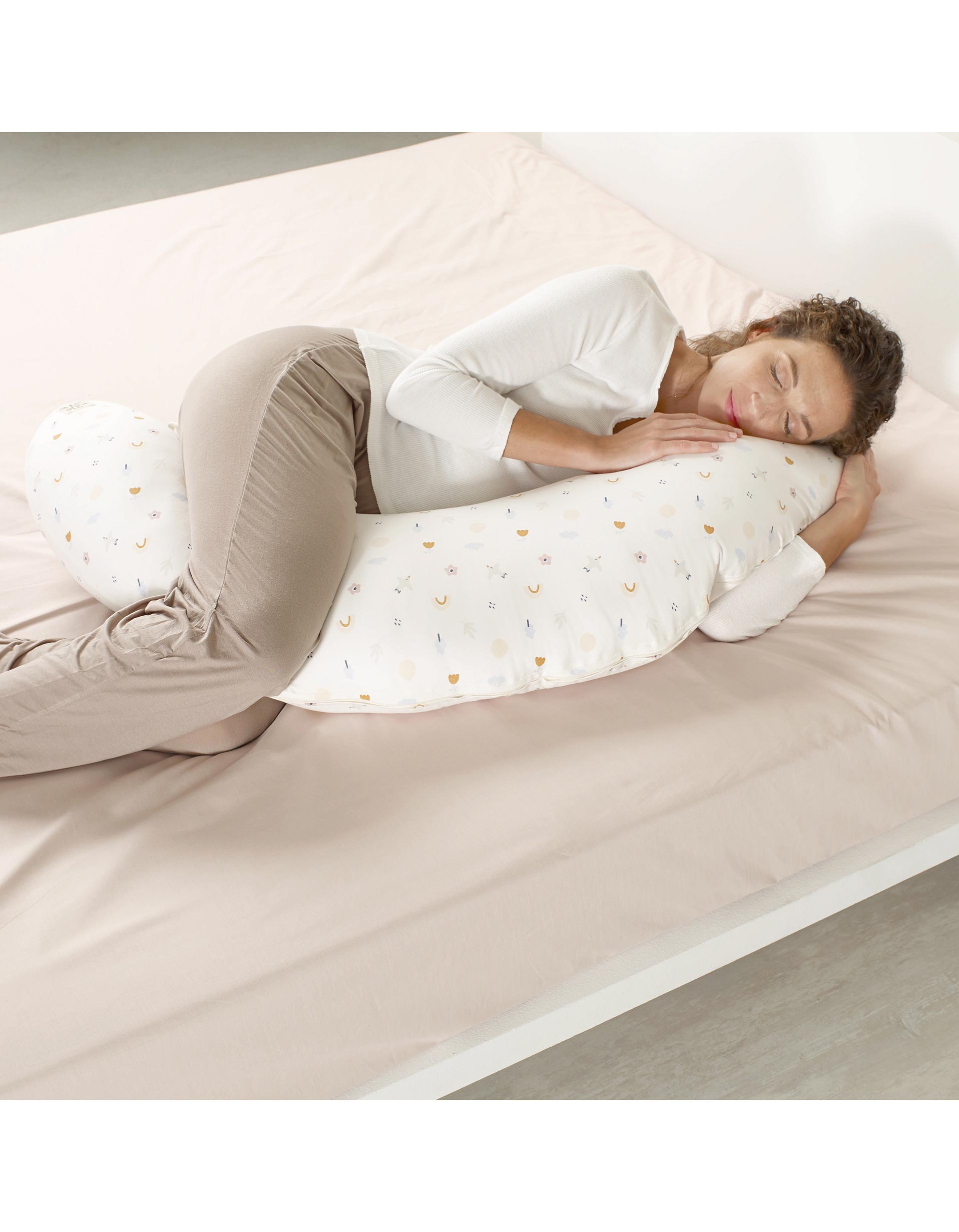 Almofada de Amamentação E Puff Jané Dim Grey