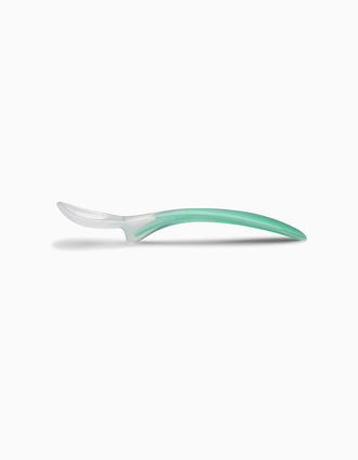 Conjunto 2 Colheres De Silicone Nuvita Verde 6M+