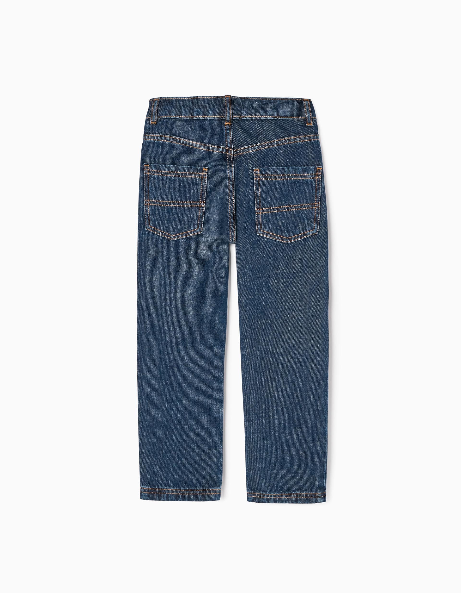 Cotton Jeans for Boys 'Straight Fit', Dark Blue