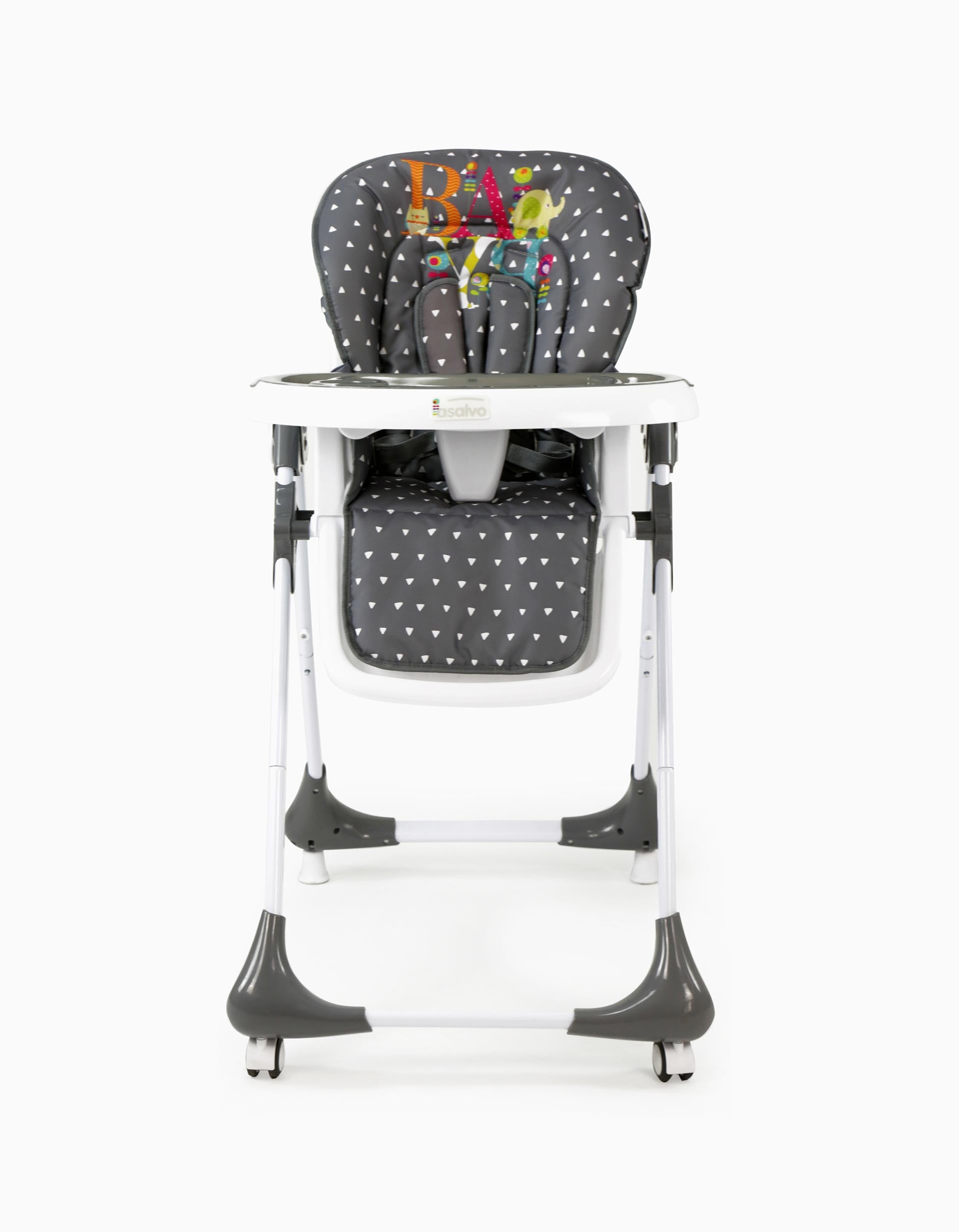 High Chair Asalvo Grey