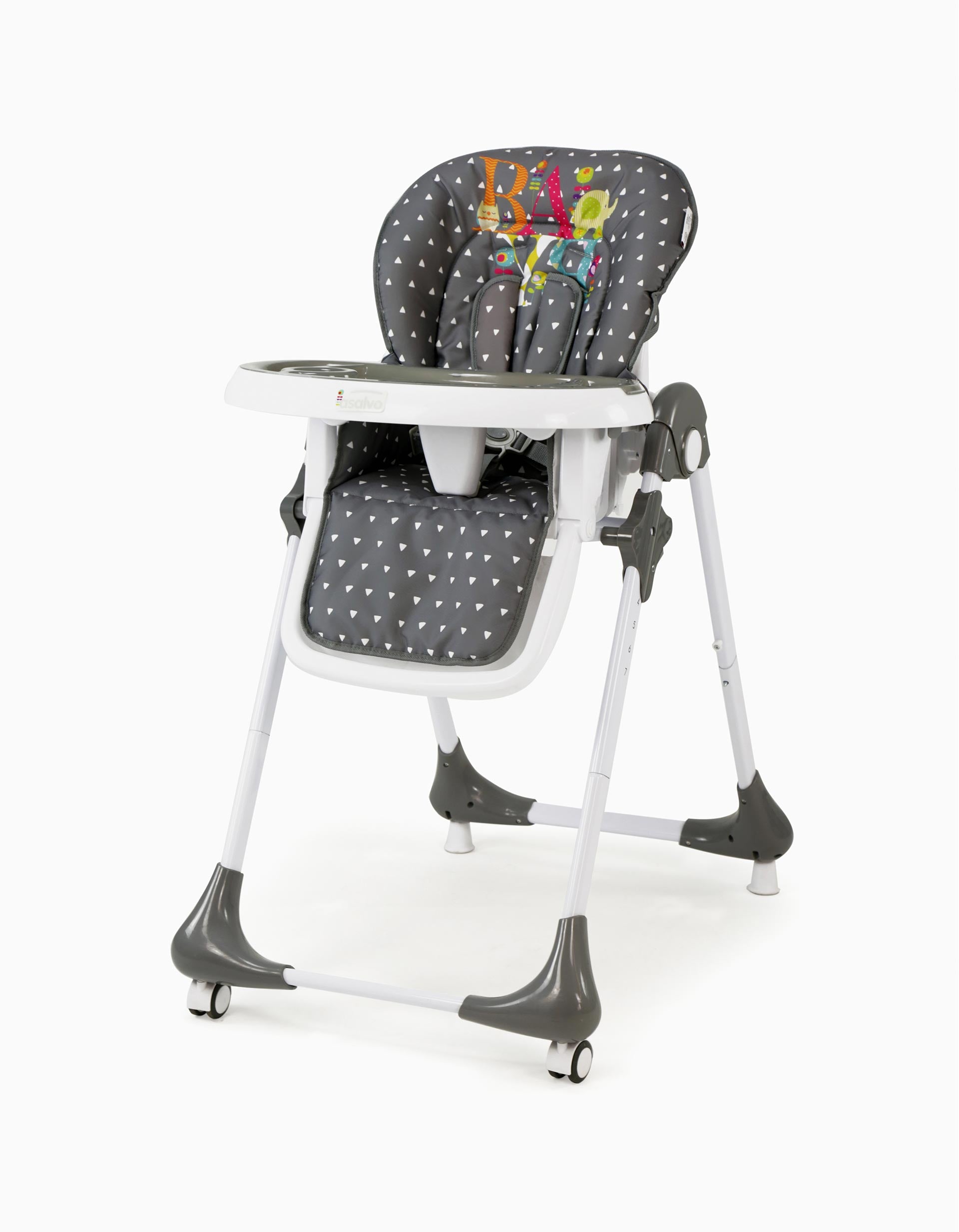 High Chair Asalvo Grey