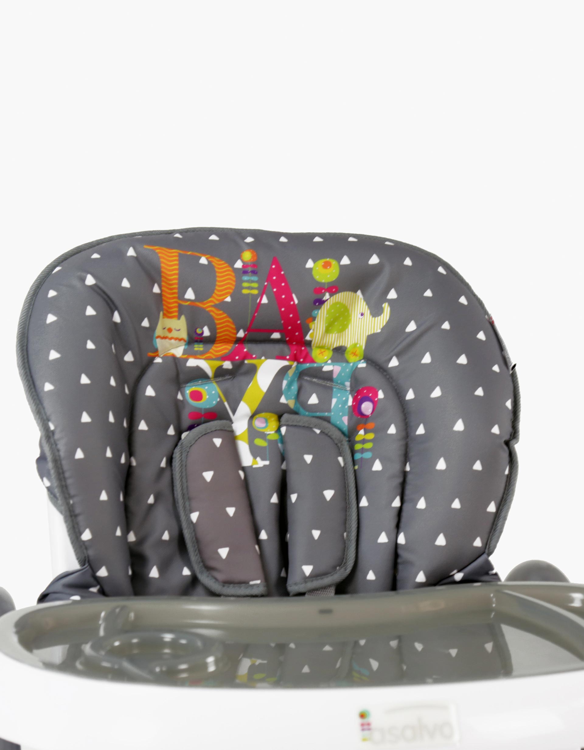 High Chair Asalvo Grey