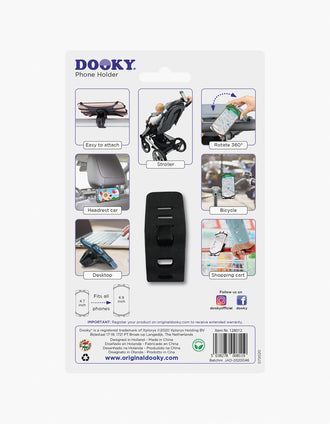 Support Universel pour Téléphone Portable Dooky Noir