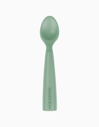 Cuillère Silicone Minikoioi  Woody Green 6M+